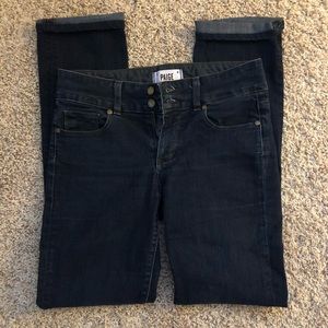 Paige Dark Wash Skinny Jean